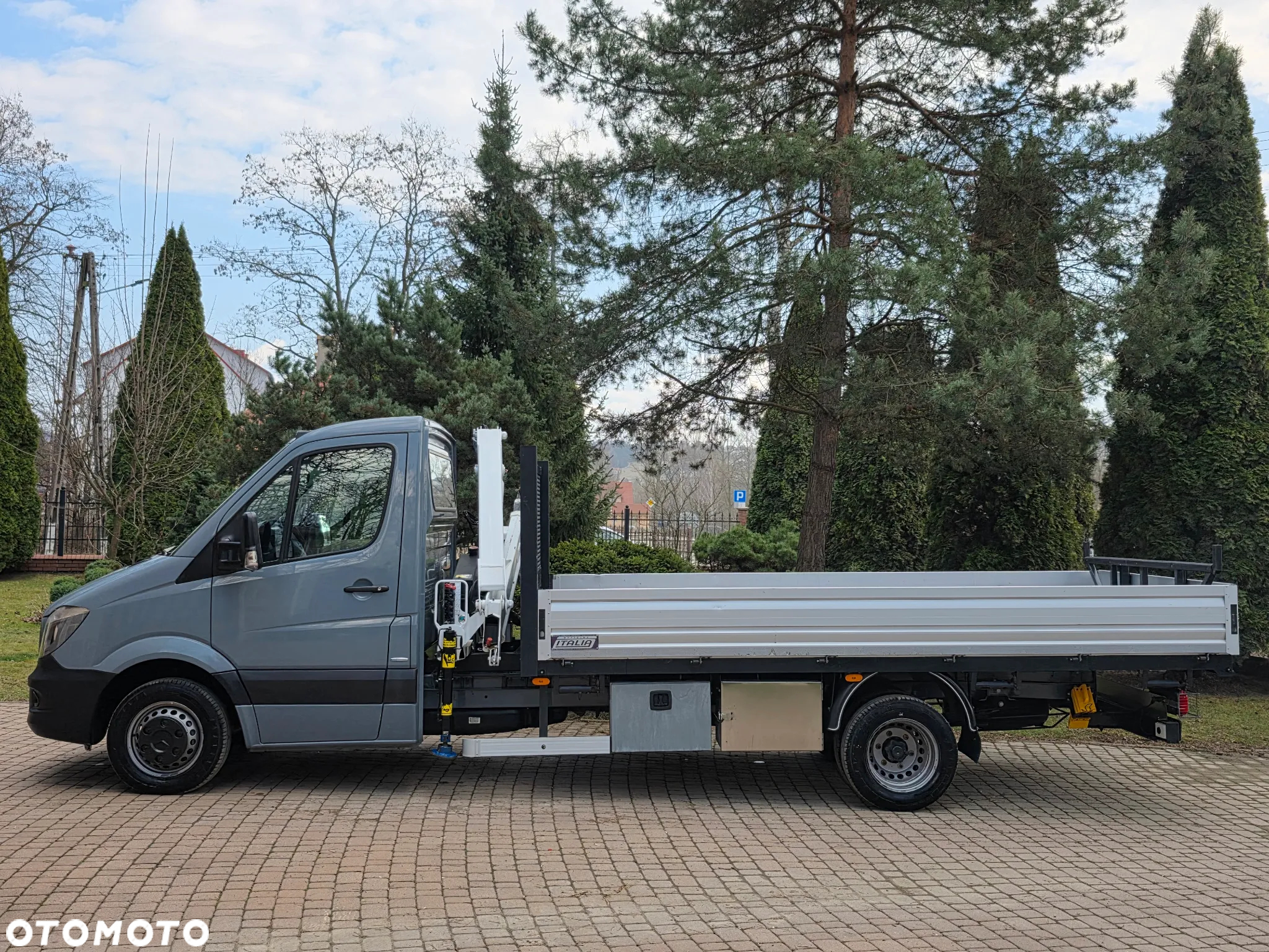 Mercedes-Benz Sprinter 519 CDI Skrzynia 4.30 M + HDS 1.8 Tony ! Klima ! 3.0 CDI  * 190 Km ! - 24