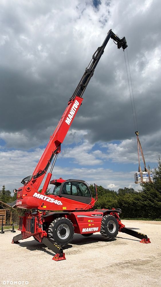 Manitou Ładowarka teleskopowa MANITOU ROTO Mrt 2540 + Privilage 360° obrotowa 2150 2550 1840 PILOT sterowania Kosz Widły manitka silnik Mercedes 2015r Wciagarka dźwig 1 właściciel KLIMA serwisowana Merlo - 3