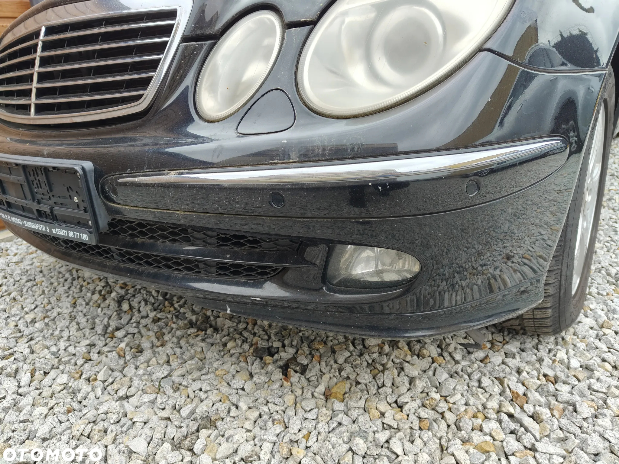 MERCEDES W211 ZDERZAK Przedni Przód xenon pdc avantgarde 197 - 5