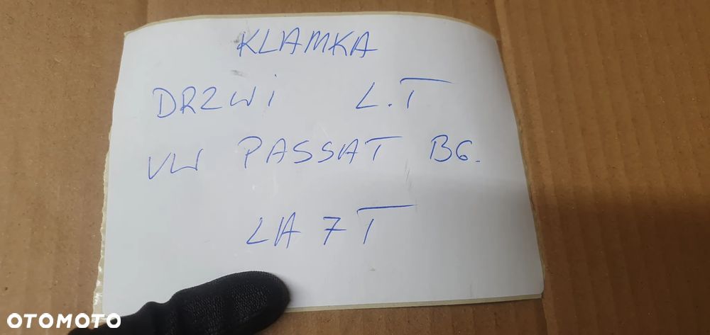 Klamka lewy tył tylna lewa mocowanie VW Passat B6 LA7T 3C0837885G - 10