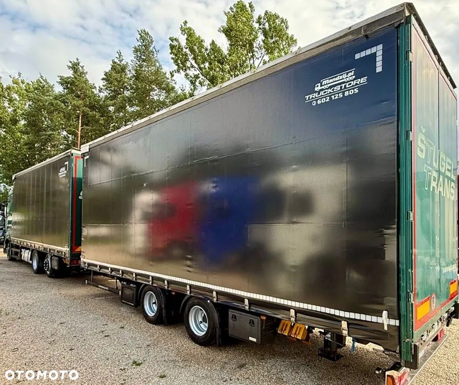 Mercedes-Benz ACTROS 2545 BIGSPACE 6x2 AUTOMAT RETARDER OŚ PODNOSZONA 2xALUTANK KLIMA LODÓWKA FIRANKA DŁ:7.70m NOWA PLANDEKA + TANDEM SCHWARZMULLER FIRANKA DŁ:7.70m NOWA PLANDEKA OSIE BPW ZESTAW PRZESTRZENNY 120m3 2015r EURO 6 IGŁA - 8