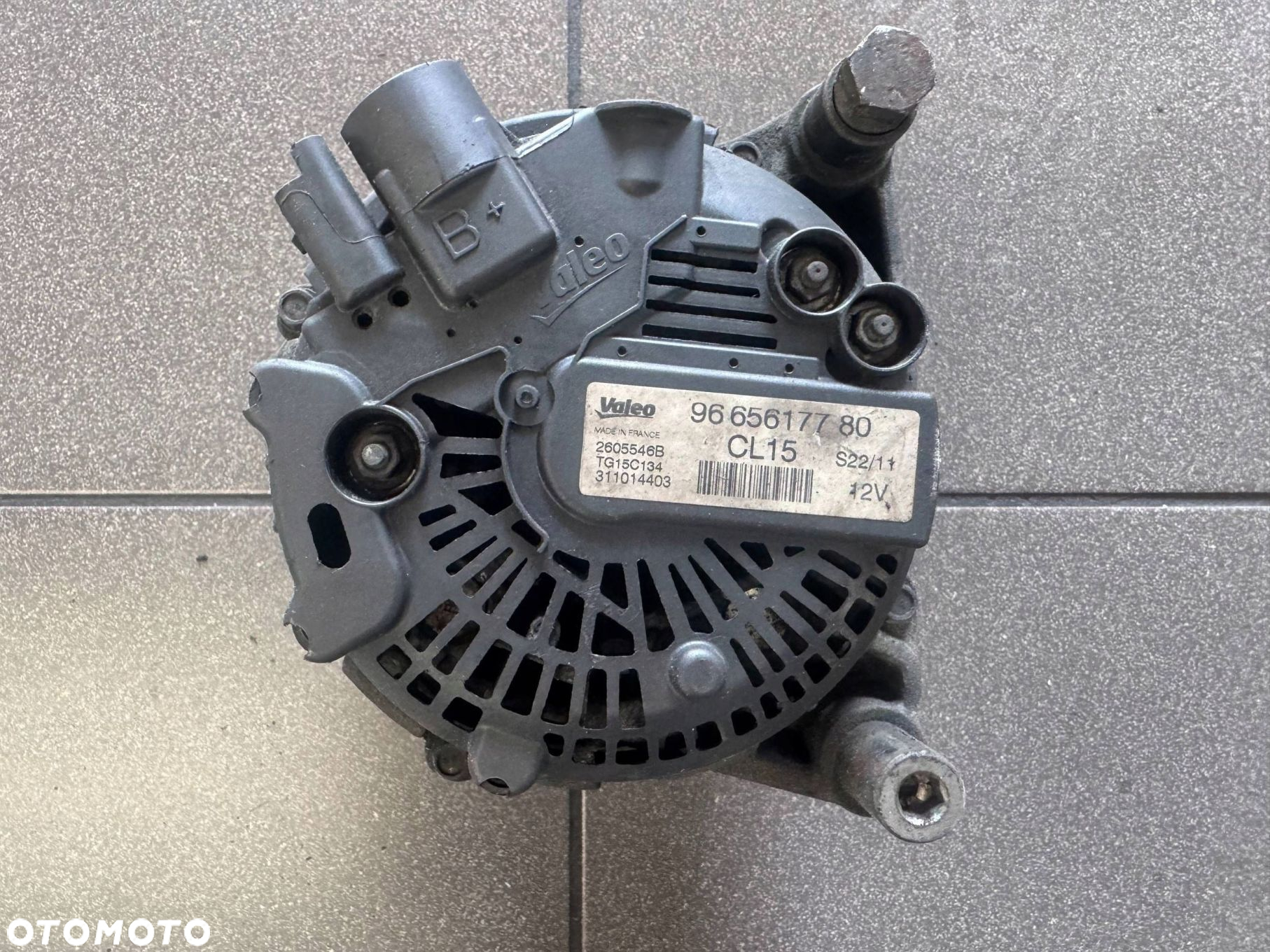 ALTERNATOR 1.6 HDI PEUGEOT FORD 9665617780 - 3