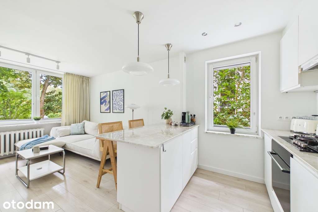 Saska Kępa | 3 pokoje | 55,7 m² + piwnica | widok
