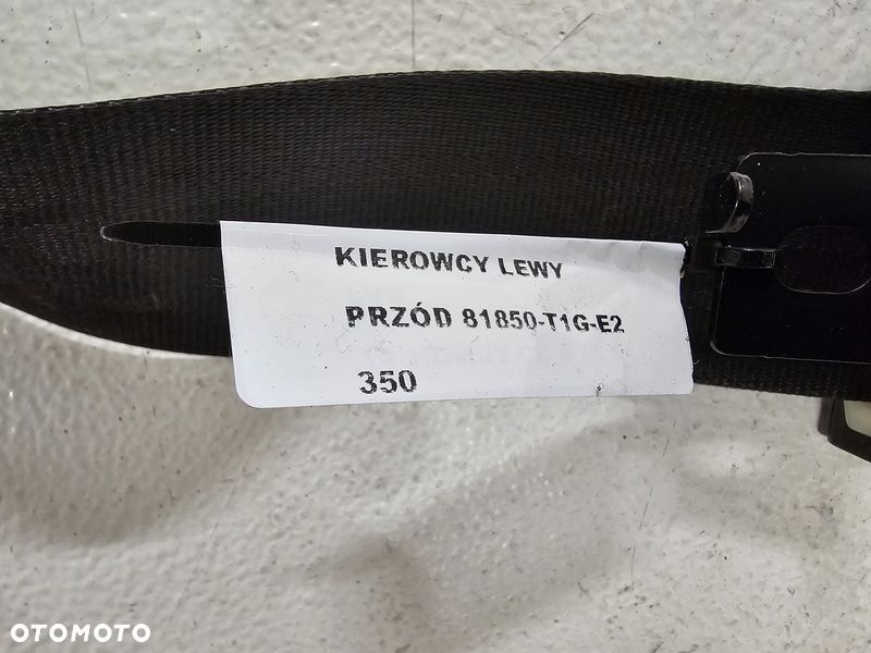 honda cr-v crv 4 iv pas bezpieczeństwa lewy przód przedni 81850-t1g-e2 - 9