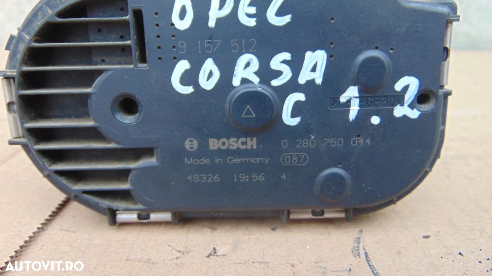 Clapeta acceleratie Opel Corsa C 1.2 benzina an 2001-2005 cod 0280750044 - 2
