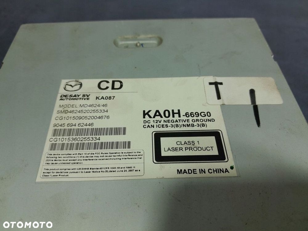 MAZDA CX-5 I LIFT RADIO I NAWIGACJA CD KA0H-669G0 - 6