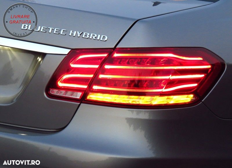 Stopuri LED Mercedes E-Class W212 (2009-2013) Facelift Design Rosu Clar- livrare gratuita - 8