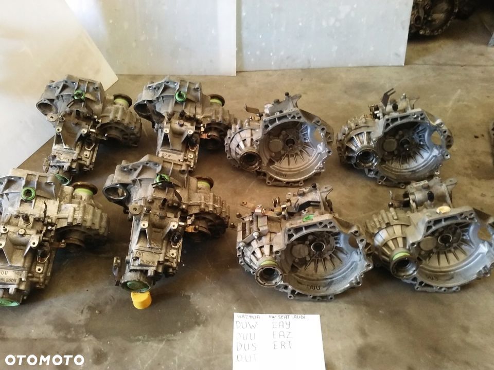 SKRZYNIA BIEGÓW DUU ERT DLP DUW DUS VW 1.6i 1,4 golf IV - 2