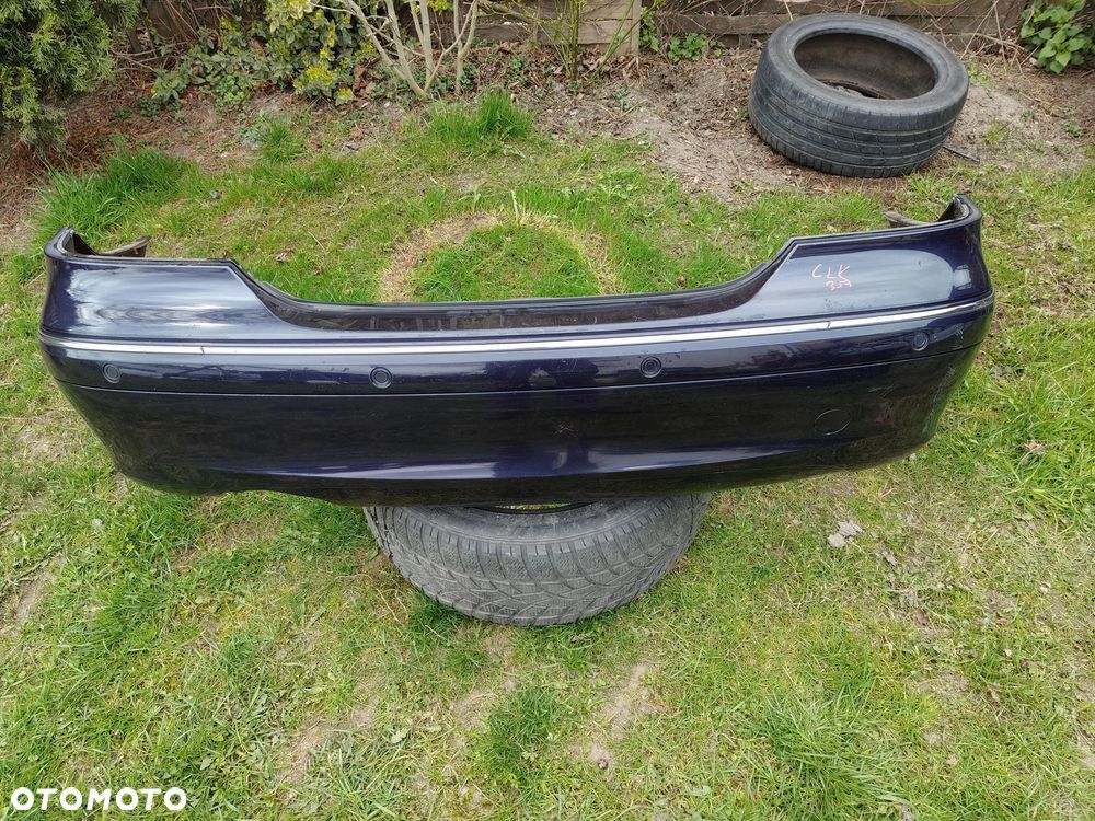 MERCEDES W209 ClK Zderzak tylny tył PDC Granatowy 359 - 2