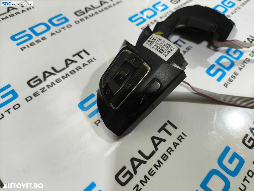 Buton Butoane Volum Comenzi Volan Volkswagen Golf 6 2008 - 2013 Cod 3C8959537D 3C8959538G [L6101] - 3