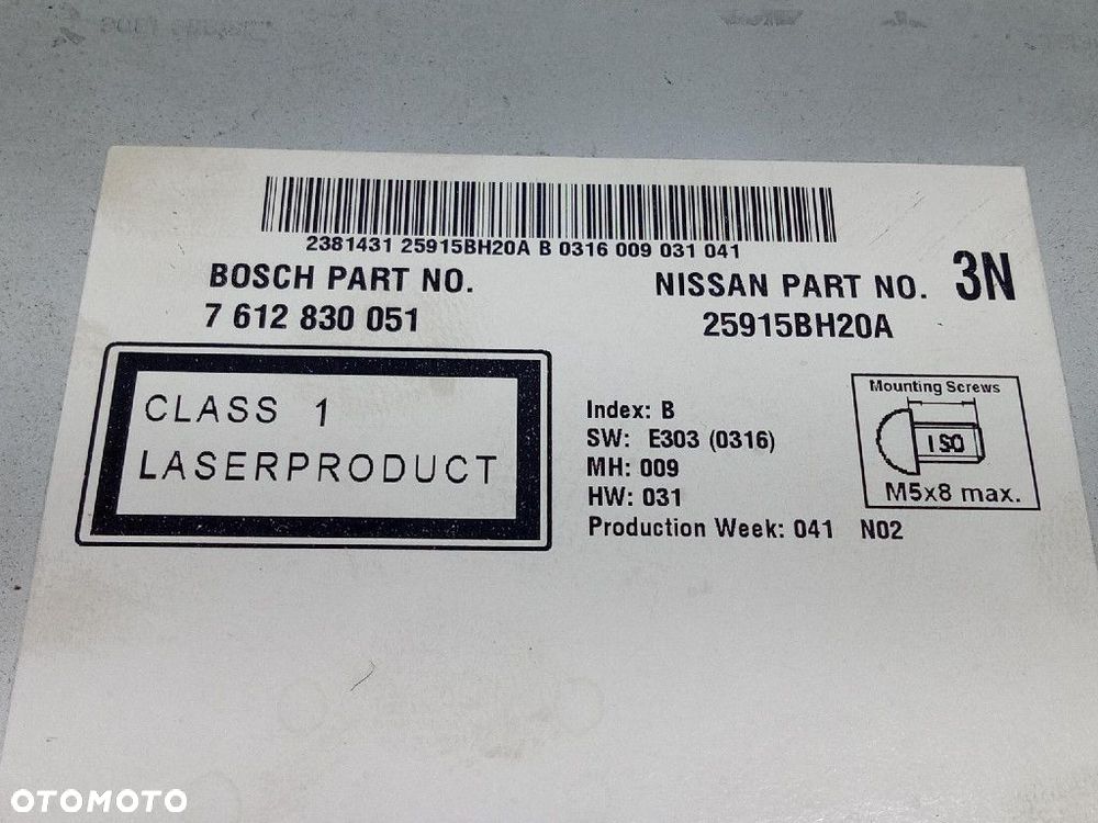 NISSAN MICRA K13 10-13 RADIO NAWIGACJA  25915BH20A - 8