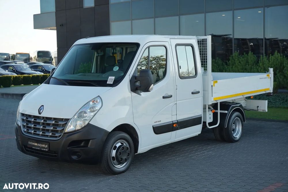 Renault MASTER / DCI 150 / BASCULATOR / CAMION CU TRACȚIE MIXĂ 7 LOCURI / MANUAL / DOUĂ RULOURI - 16