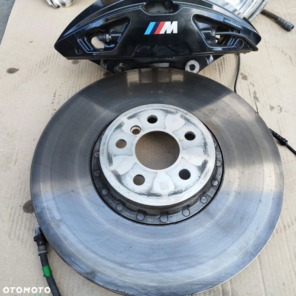 TARCZE KLOCKI ZACISKI OSŁONY KOMPLET M-PAKIET BMW 7 G70 i7 G70 395X36 - 2