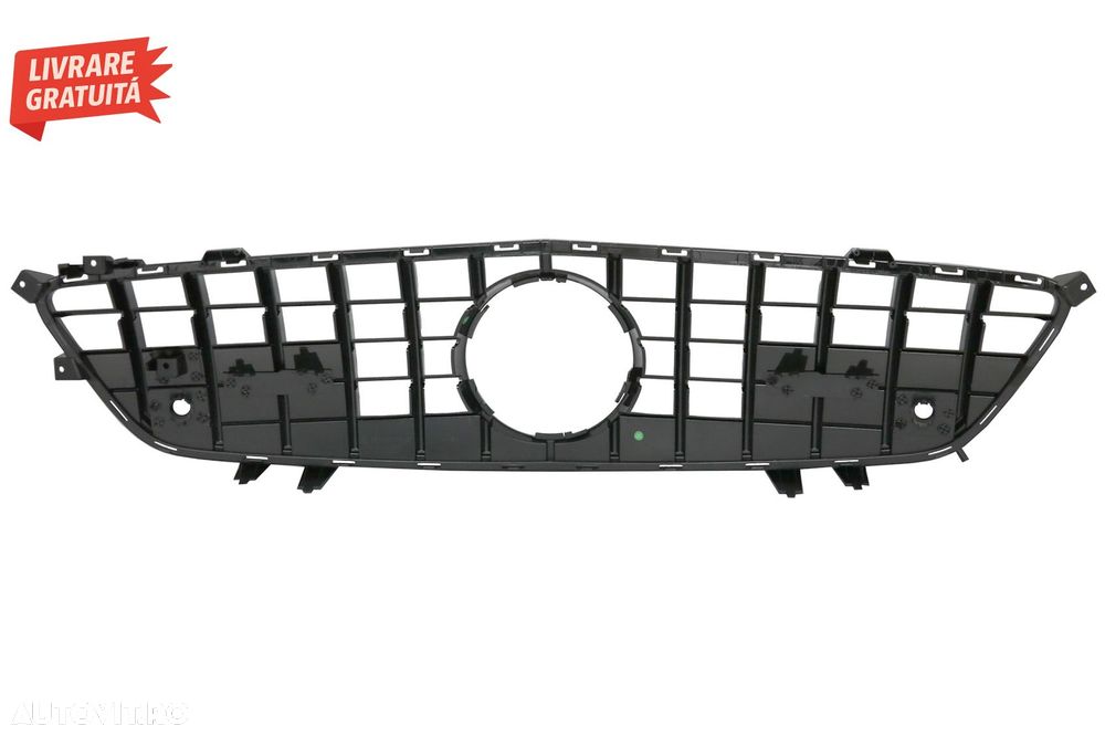 Grila Centrala Mercedes SL-Class R231 (2012-2016) GT-R Panamericana Design Negru /- livrare gratuita - 4