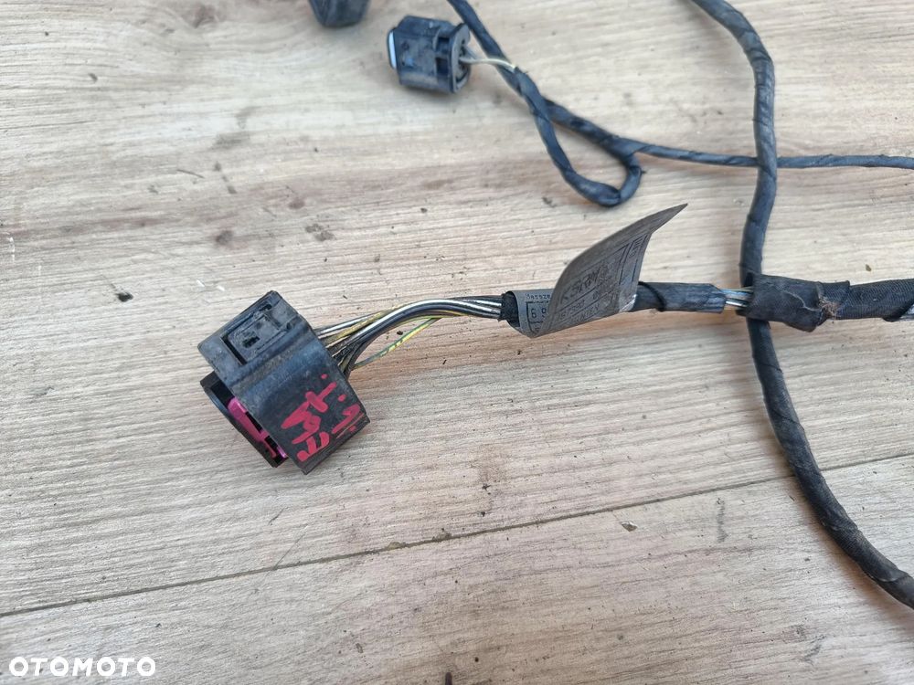BMW E60 E61 WIĄZKA CZUJNIKÓW PARKOWANIA PDC TYLNA TYŁ ZDERZAKA 6928366 - 5