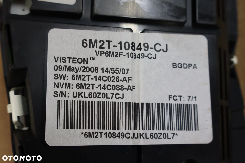 LICZNIK ZEGAR FORD S-MAX MK1 I 2.0TDCI 140KM QXWA 6M2T-10849-CJ 2006-2010 - 6
