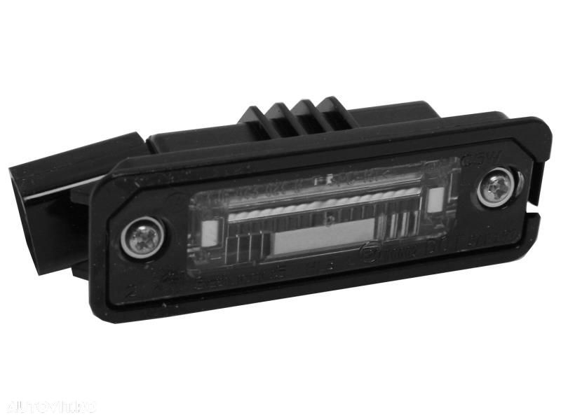 Lampa numar Man Tge; Porsche Cayenne; Seat Altea/Exeo/Ibiza/Leon/Toledo; Skoda Superb; VW Amarok/Beetle/Caddy/Crafter/Eos/Golf 5/6/7/Passat/Passat Cc/Phaeton/Polo/Scirocco; spate, stanga = dreapta, - 1