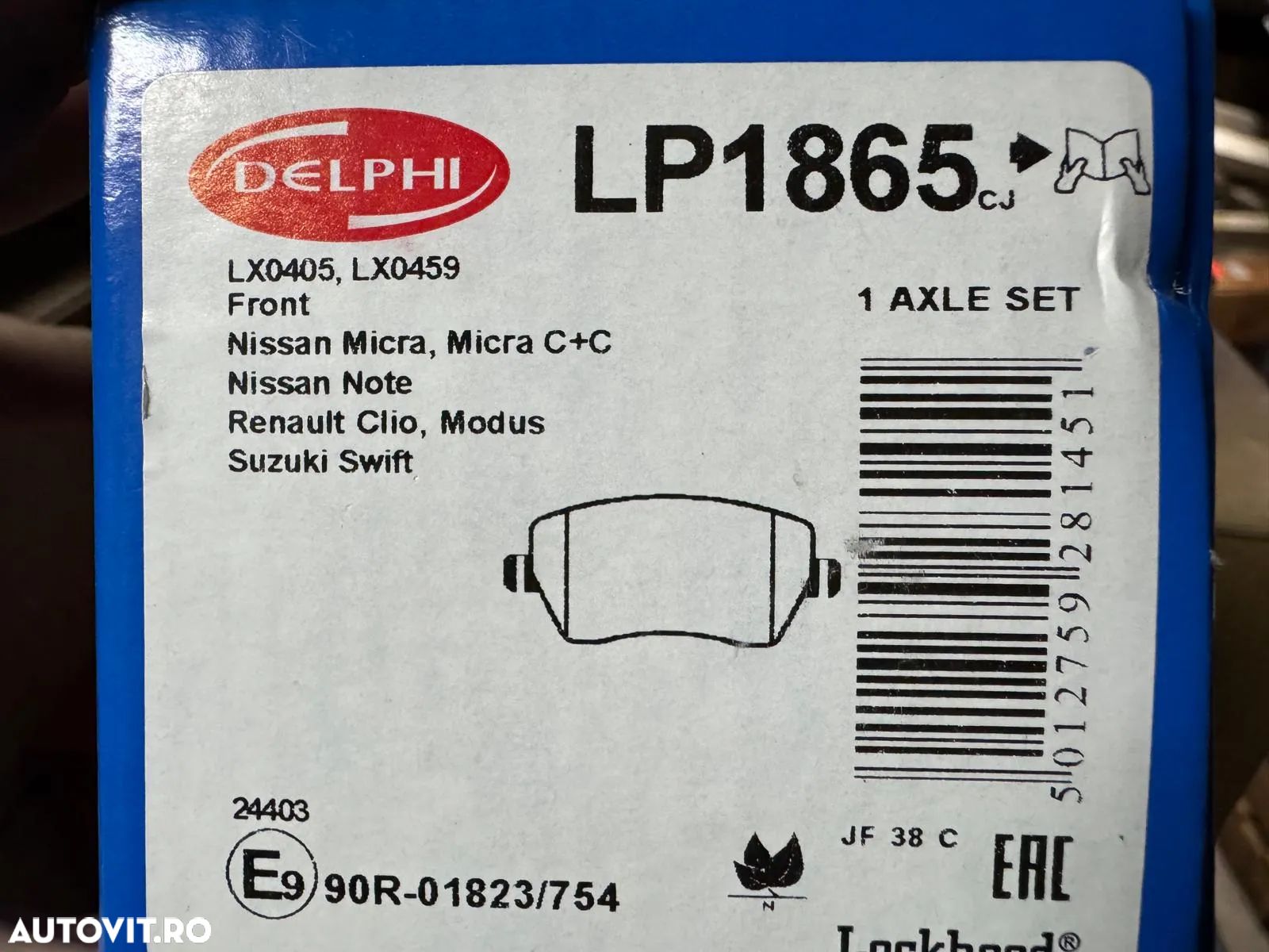 LP1865 | Placute Frana Spate | Opel Astra - 1