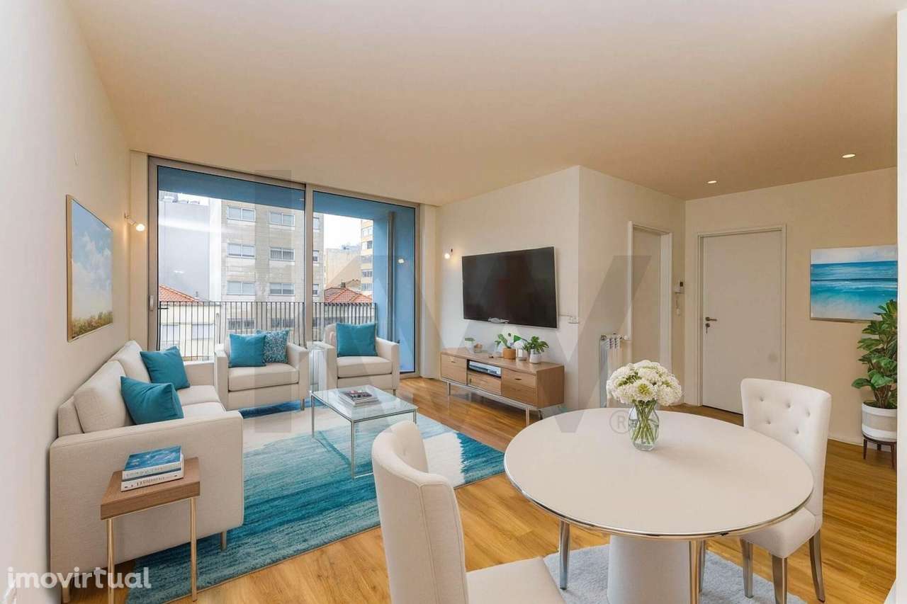 T2 Moderno em Matosinhos Sul com Varanda e Garagem – Perto da Praia e - Grande imagem: 5/32