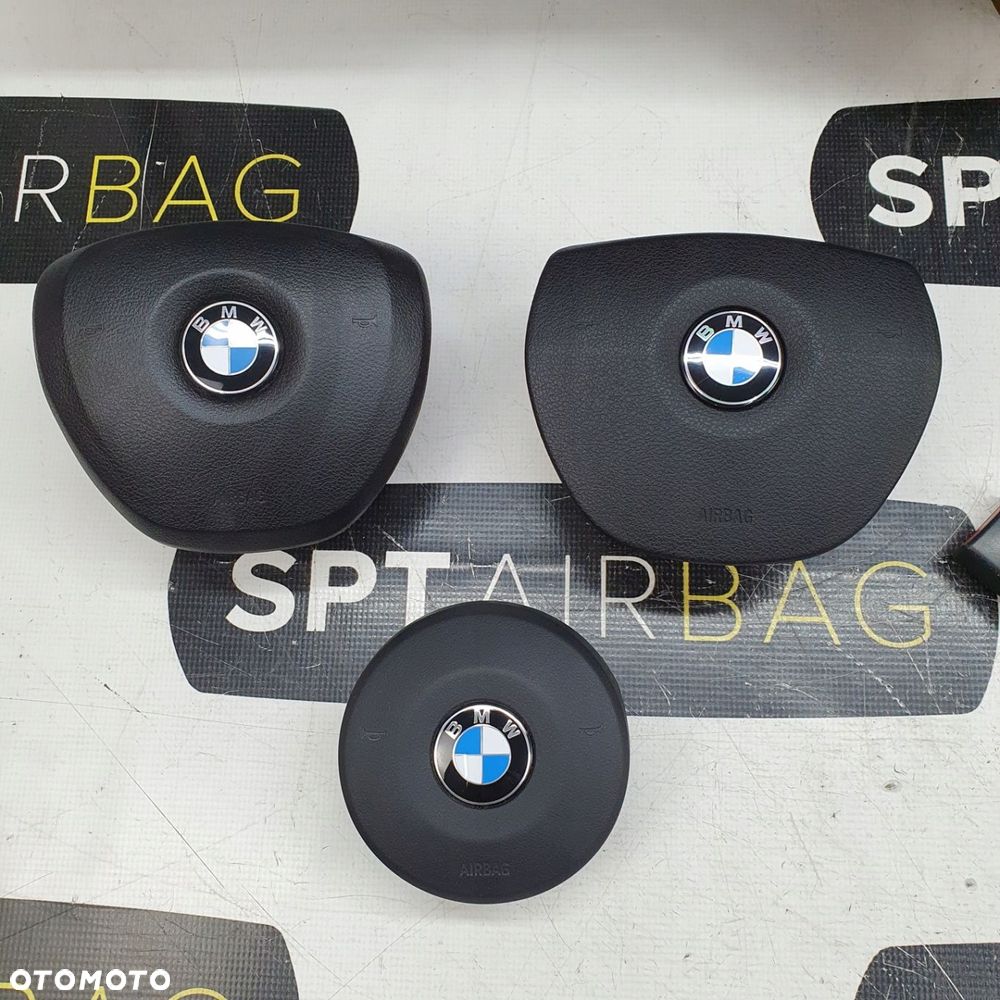 BMW F11 F10 DESKA ROZDZIELCZA KONSOLA KOKPIT PULPIT PODUSZKI AIRBAG AIR BAG NAPINACZE KIT SET - 6