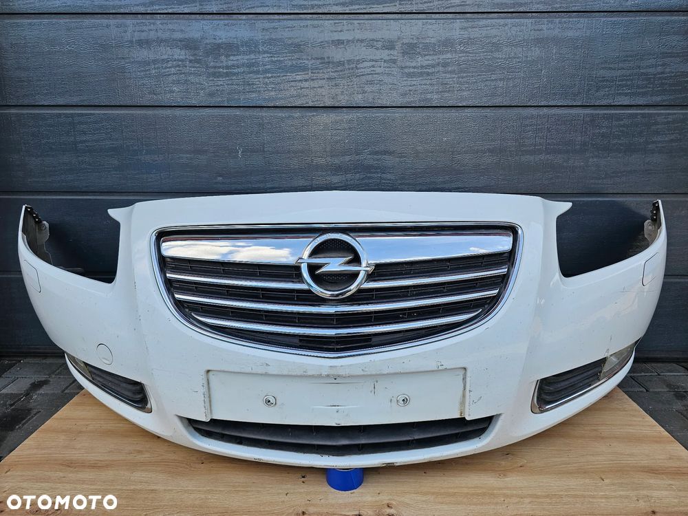 ZDERZAK PRZÓD PRZEDNI PRZED LIFT OPEL INSIGNIA A Z40R SPRYSKI XENON ATRAPA KRATKI KOMPLET EUROPA - 1