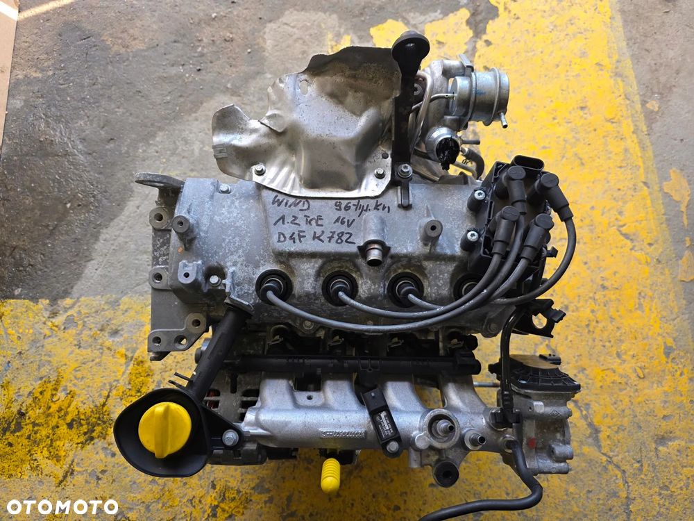 Silnik Kompletny Renault Wind Twingo II 1.2 TCE D4F K782 96 tys km - 1