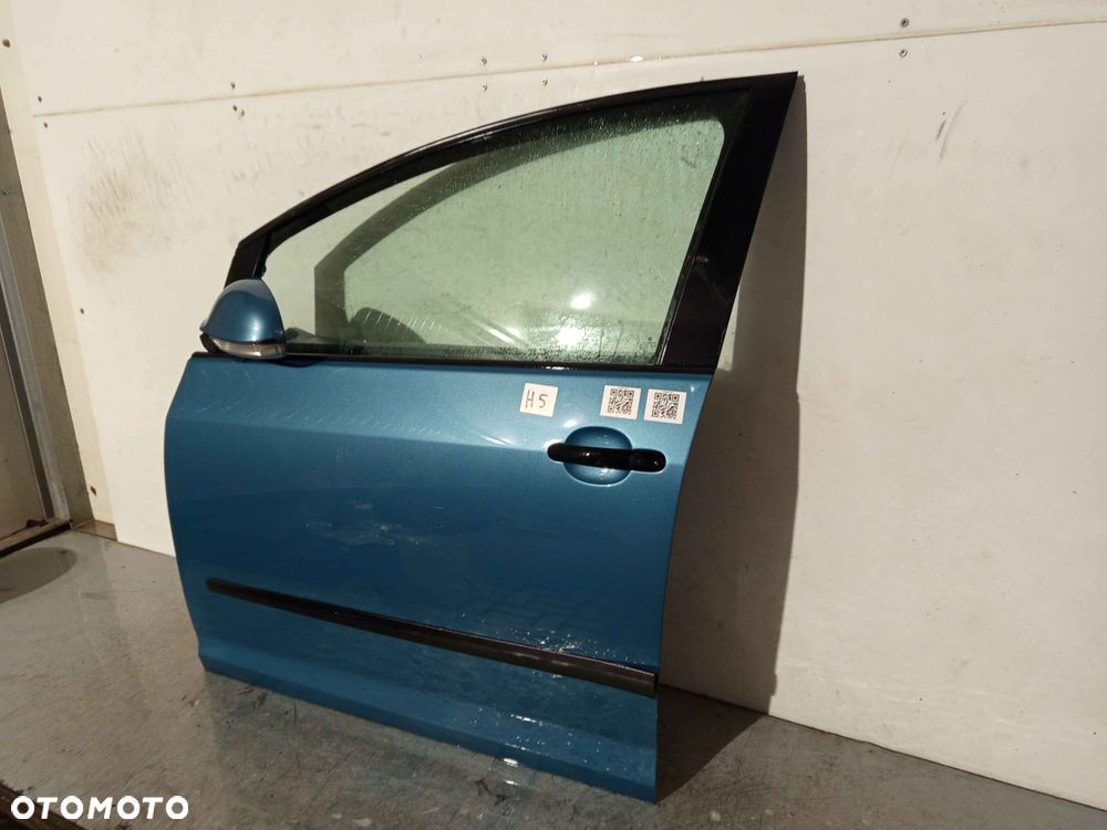 + DRZWI PRZÓD PRZEDNIE LEWE DO VOLKSWAGEN VW GOLF V 5 + PLUS LA5S BŁĘKITNE - 2