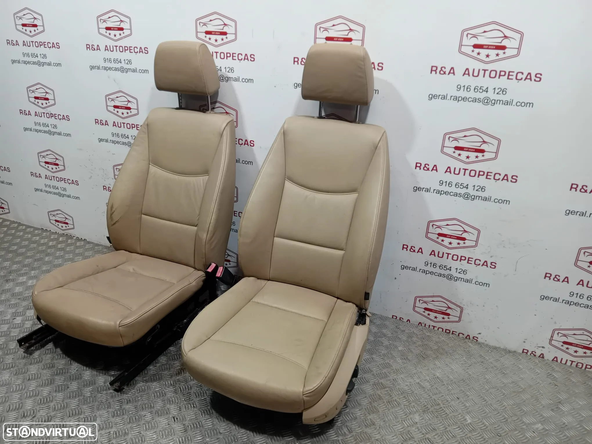 Conjunto de Bancos Bmw E90 em Pele Original - 8