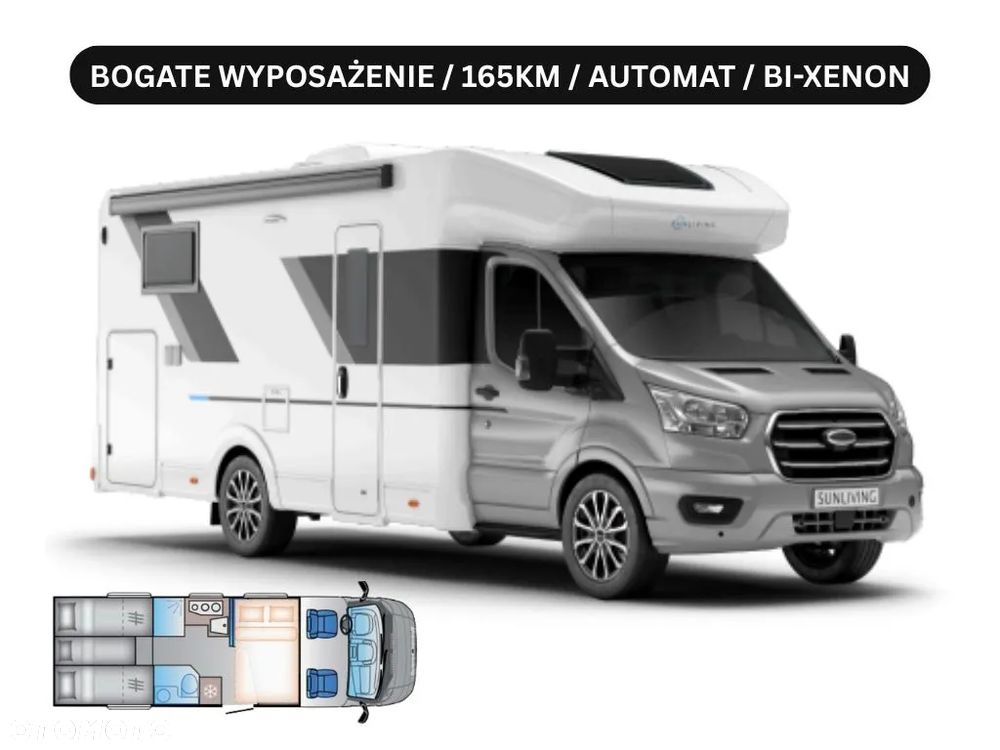 Adria Sun living S 75SL NOWY 4OS 165KM AUTOMAT FV23% WCC
