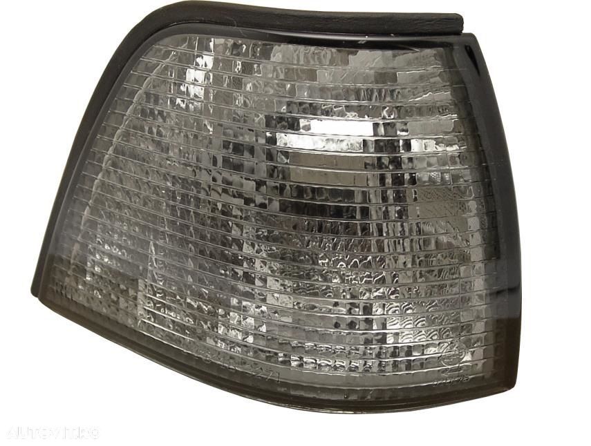 Lampa semnalizare fata Bmw Seria 3 (E36), 12.1990-03.2000, Sedan, Compact, Kombi, partea Dreapta, Fata, fumuriu; cu soclu bec; tuning; Omologare: ECE, TYC - 1