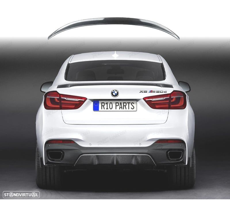 AILERON LIP SPOILER BMW X6 F16 14- LOOK M PERFORMANCE CARBONO - 1