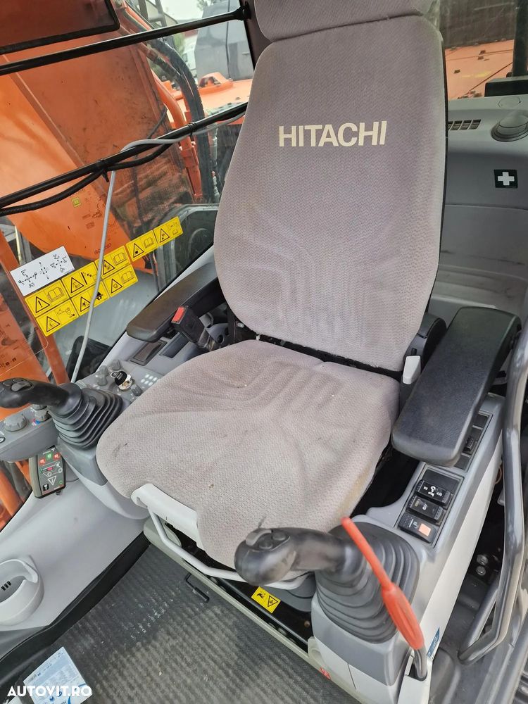 Hitachi ZX350LCN-6, 2018, 8.929h, INGUST 2,99m, CUPLA RAPIDA, cupa 2mc, ad sapare 8m, 2 inst hidr pe brate, ridica 20t, 3 camere, Masa operationala 36,5t, motor Isuzu 283CP, 3 pompe hidr,posibilitate leasing 3 ani, STARE FOARTE BUNA, PROMOTIE 99.000 EUR+tva - 11
