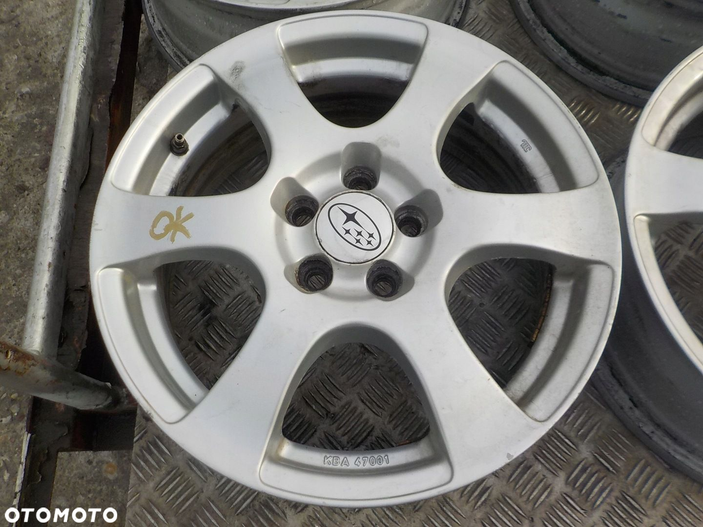 SUBARU FORESTER II SG FELGI ALUMINIOWE R16 5x100 KBA 47001 - 9
