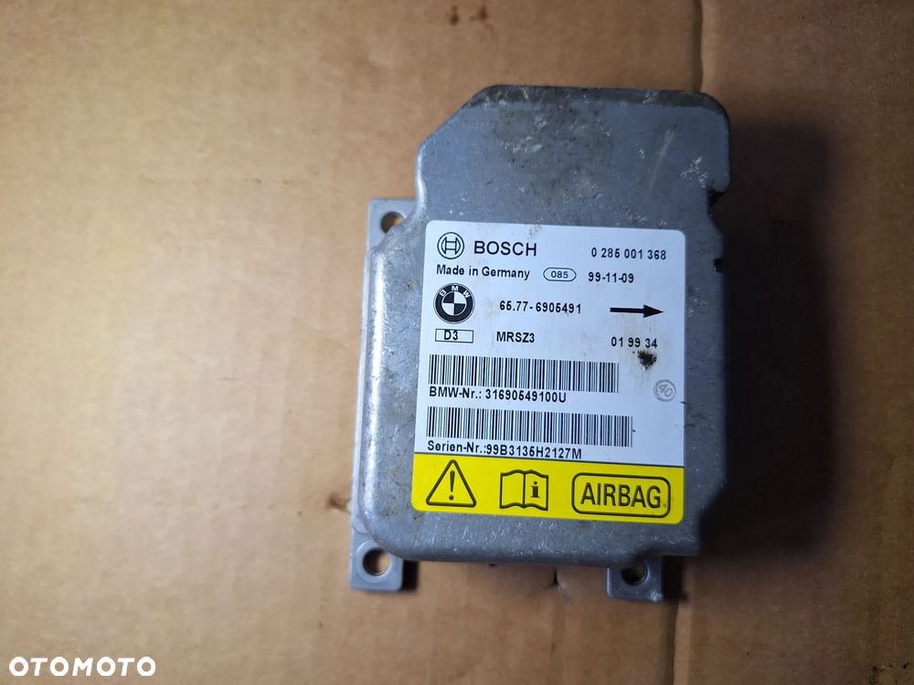moduł sensor AIRBAG BMW E46 0285001368   (5/11) - 1