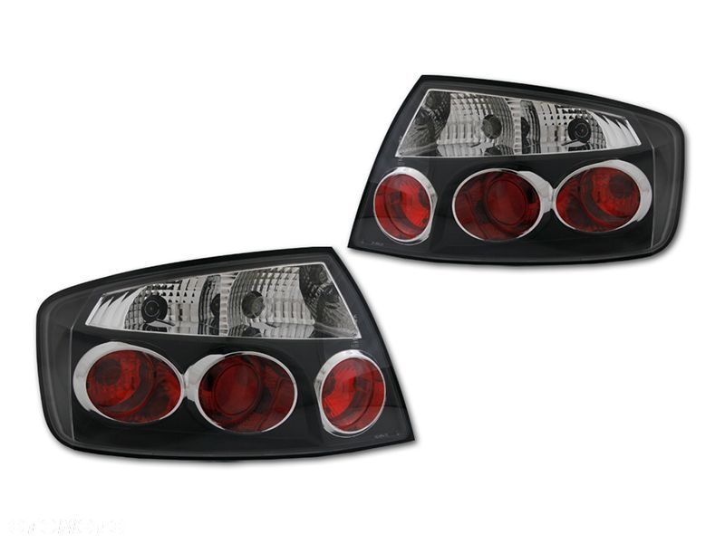 LAMPA TYL KPL PEUGEOT 407 SEDAN BLACK LEXUS TUNING - 1