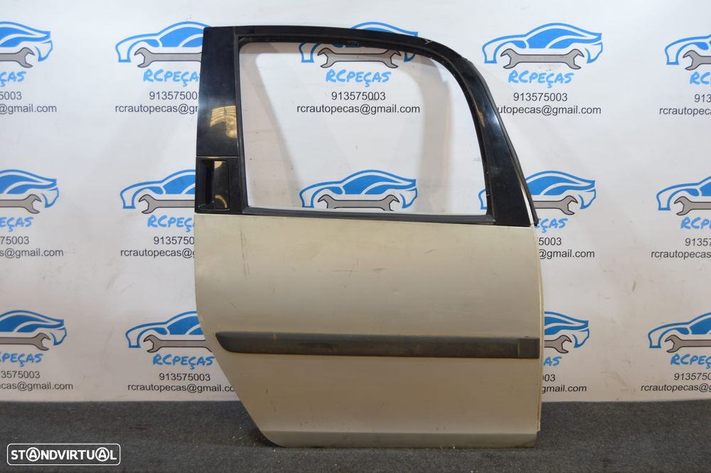 PORTA TRASEIRA TRÁS DIREITA SKODA ROOMSTER I 1 MK1 5J 5J7 FECHO ELEVADOR MOTOR PUXADOR VIDRO - 1