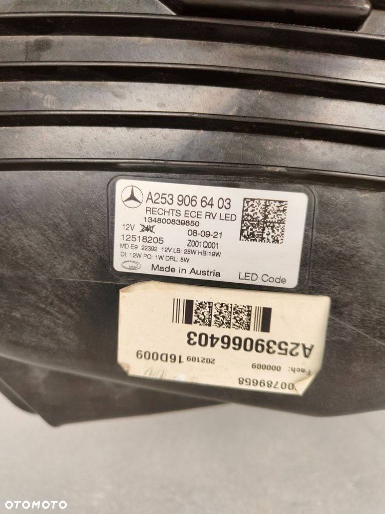 mercedes glc w253 lift performance lampa prawy przód , a2539066403 - 4