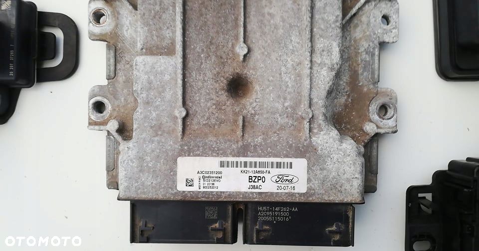 Zestaw startowy licznik komputer bsm abs stacyjka wkład CUSTOM 2,0 TDCI 2021 2022 - 6