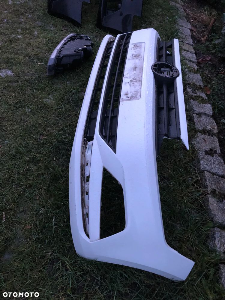 VW POLO 2G0 ZDERZAK PRZEDNI HALOGEN GRILL BELKA - 4