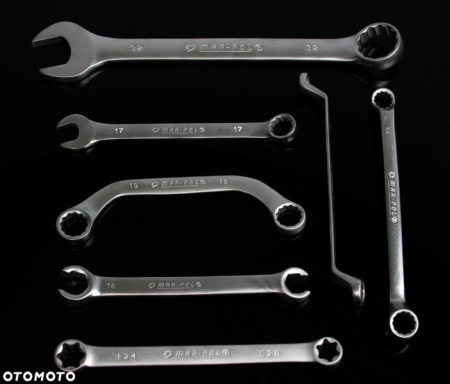 KLUCZE PŁASKO OCZKOWE 6-32 TORX TYP C GIĘTE ZESTAW KLUCZY 47sz NASADOWE - 8