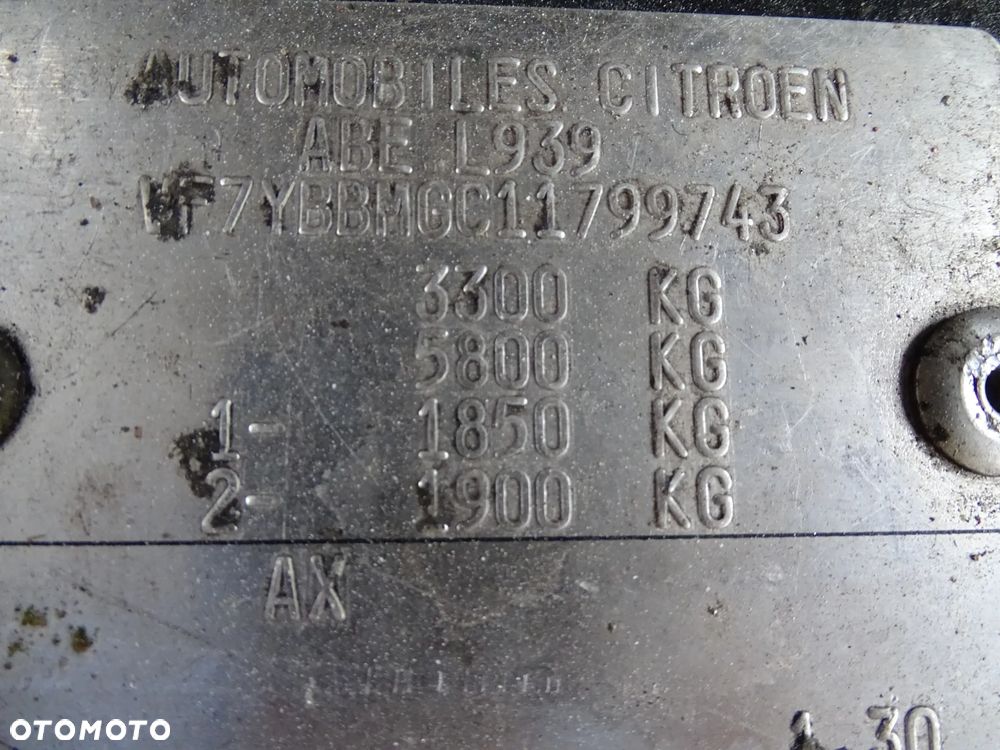 Citroën JUMPER  120 KONI 7-MIEJSC + SKRZYNIA ,DOKA ,BRYGADÓWKA -Zarejestrowany . - 13