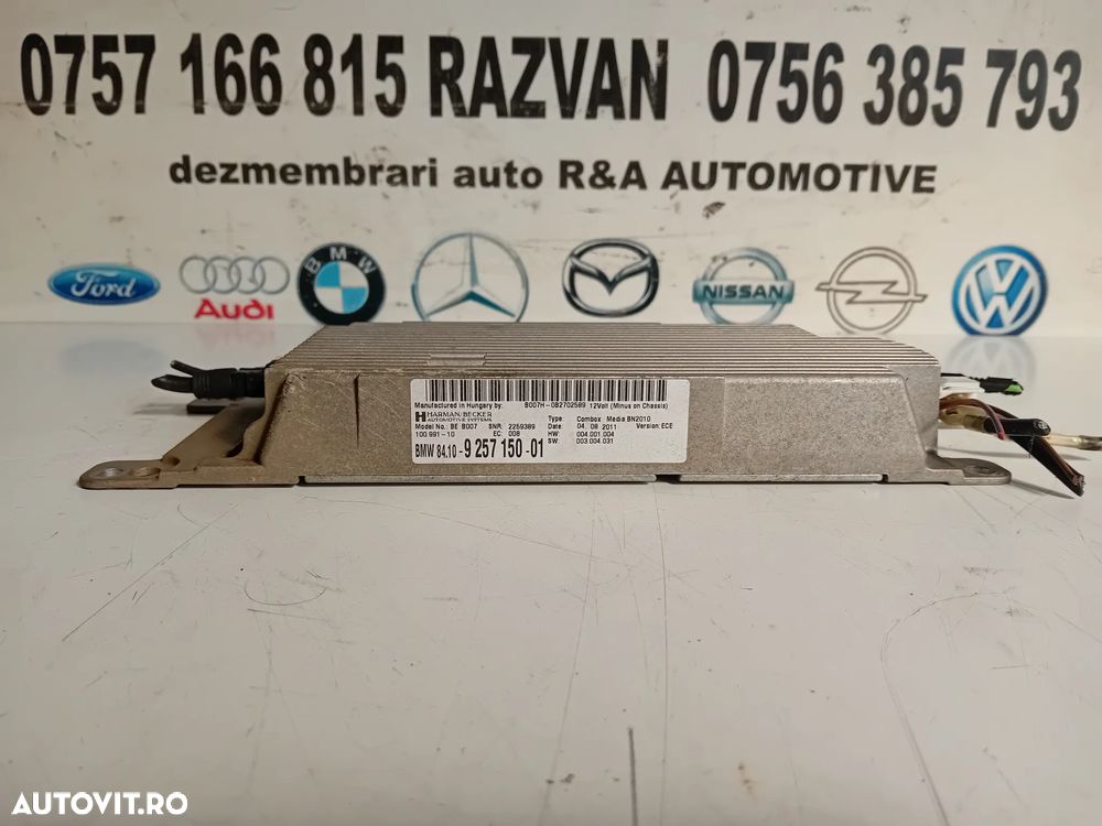 Modul Bluetooth Combox Bmw X3 F25 F10 F11 An 2010-2015 Cod 9257150 - 3