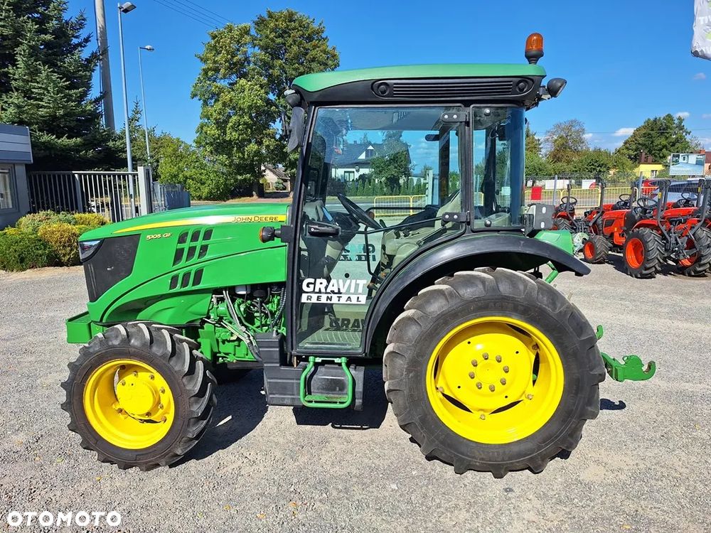 John Deere JD 5105 GF, ciągnik sadowniczy, ogrodniczy, 105 KM 4-cyl, I-szy właściciel - 12