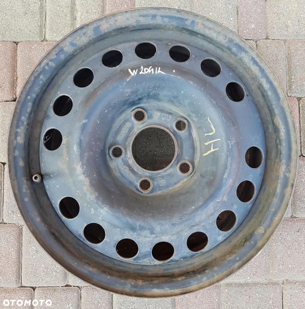 FELGA STALOWA 15 MERCEDES W204 5X112 ET49 - 1