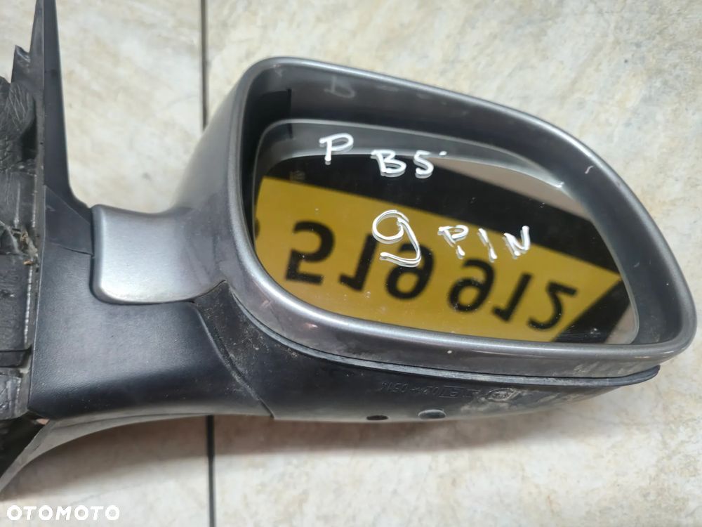 VW PASSAT B5 LUSTERKO PRAWE SKŁADANE 9 PINÓW EU LD7W - 2