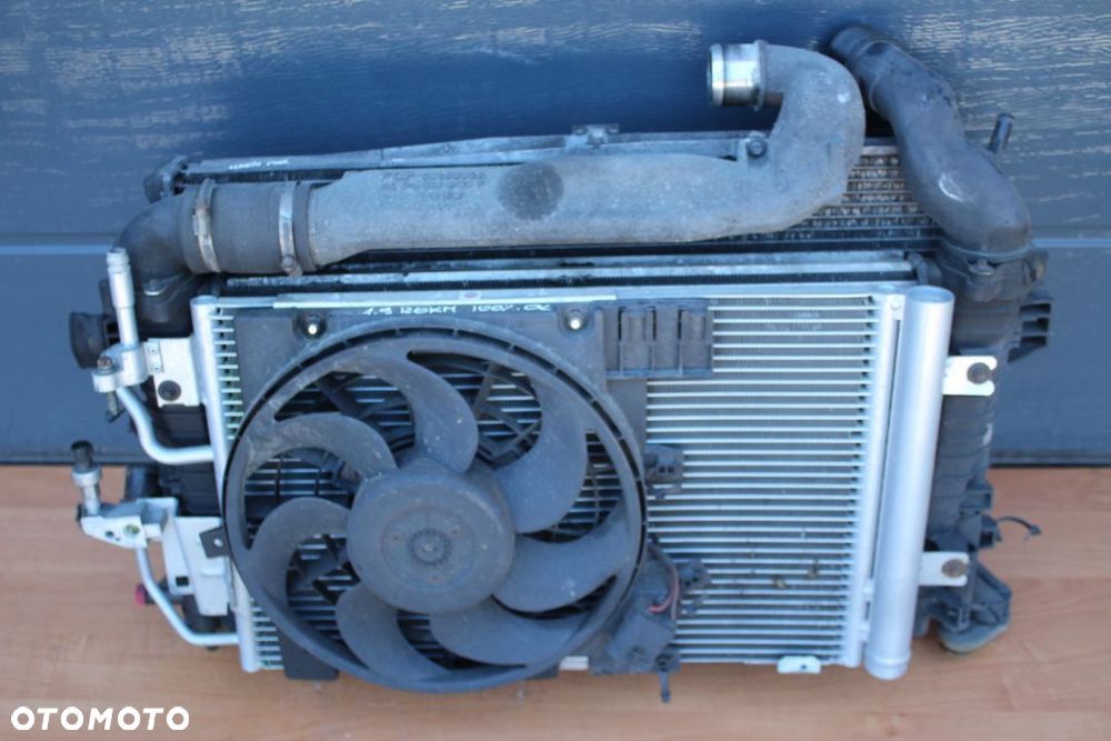 KOMPLET CHŁODNIC WENTYLATORY OPEL ZAFIRA B 1.9 CDTI 120-150KM AUTOMAT