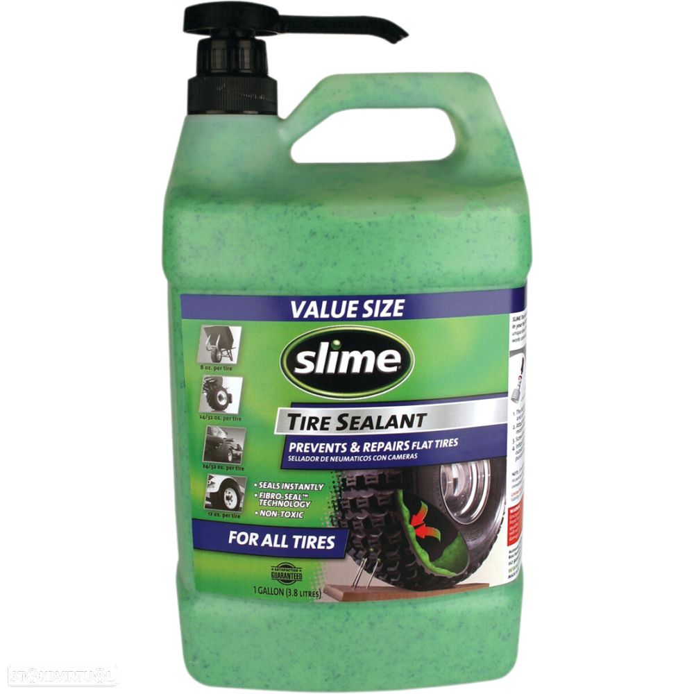 slime previne e repara selante de pneus 3.8l - 1