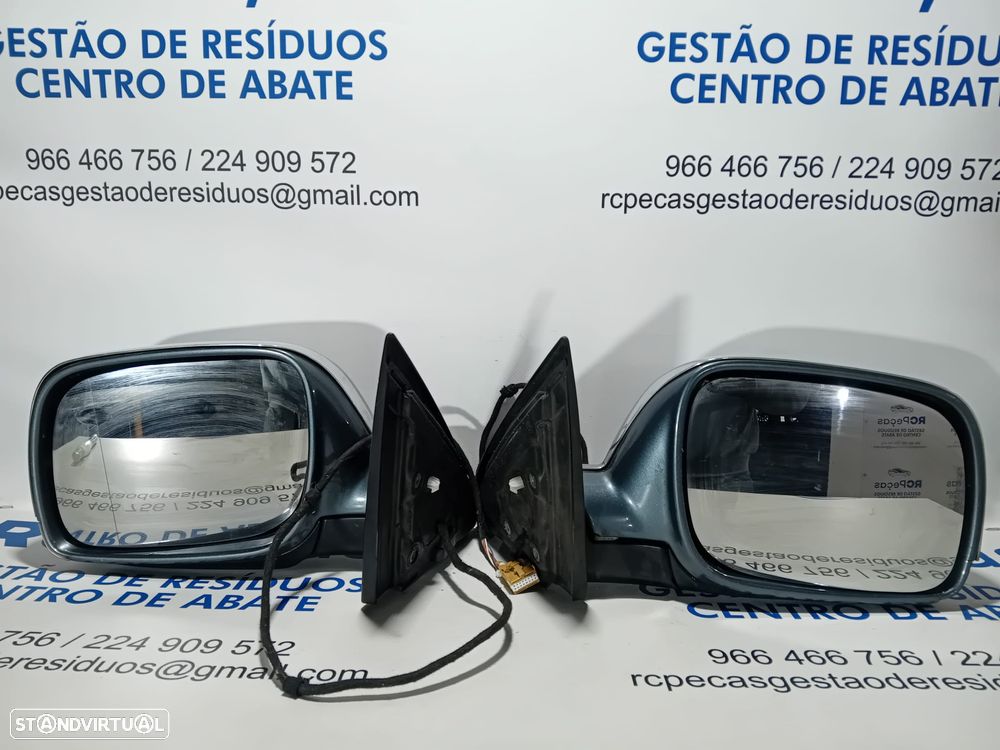 Espelhos Retrovisor Direito Esquerdo VW Touareg 1 Fase 1 Original - 1