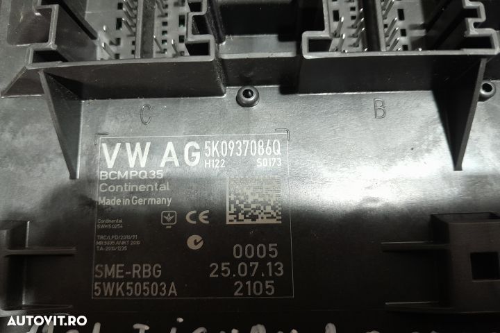Calculator / Modul confort 5K0937086Q / 5WK50503A 5K0937086Q / 5WK505 - 3