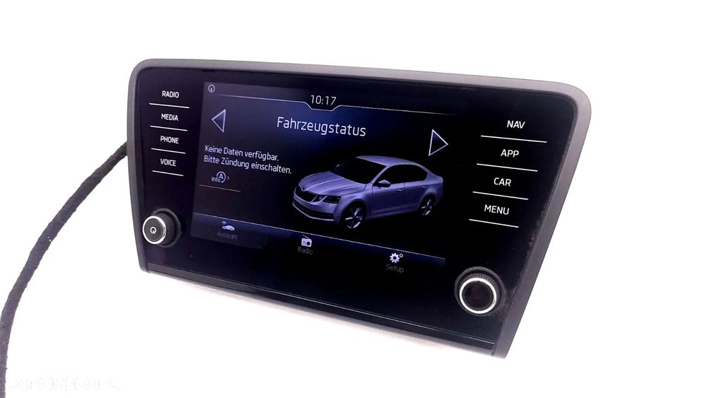 CZYTNIK NAWIGACJI WYŚWIETLACZ SKODA OCTAVIA III SUPERB III 5Q0035874B - 8